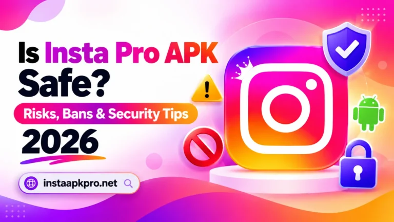 Is Insta Pro APK Safe Risks, Bans & Security Tips 2026